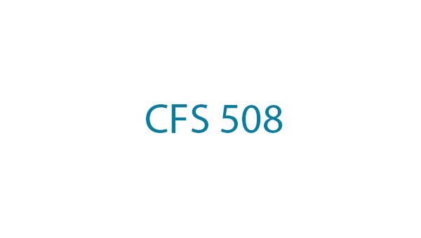 CFS 508 Χρηματοοικονομική Διοίκηση Επιχειρήσεων