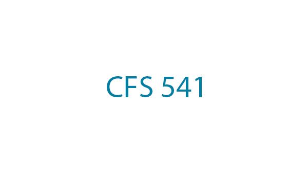 CFS 541 Διοίκηση Λειτουργιών Ναυτιλίας