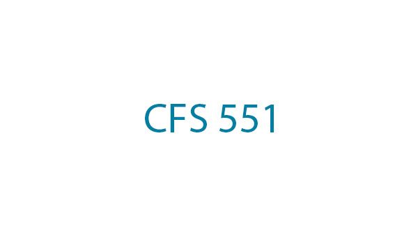 CFS 551 Αποτίμηση και Διαχείριση Περιουσιακών Στοιχείων