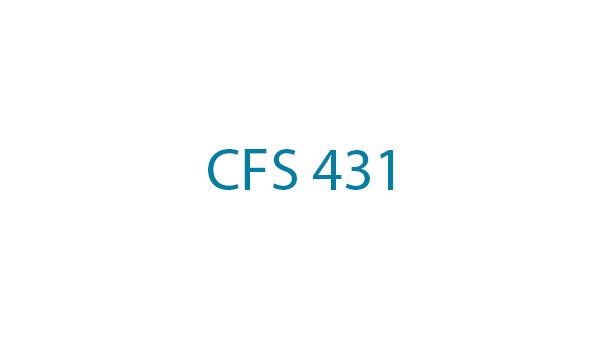CFS 431 Διοίκηση Εφοδιαστικής Αλυσίδας και Διανομών